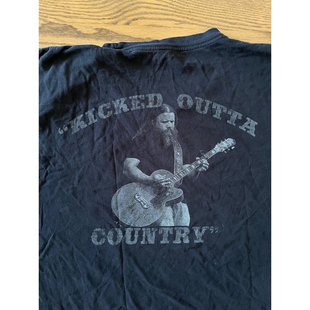 Jamey Johnson Kicked Outta Country Graphic T-Shirt Black 2XL Los Angeles Apparel
